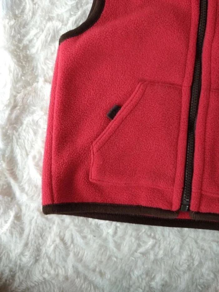 Veste gilet zippé sans manche avec capuche Garçon 6 mois Chien Digger company - photo numéro 4