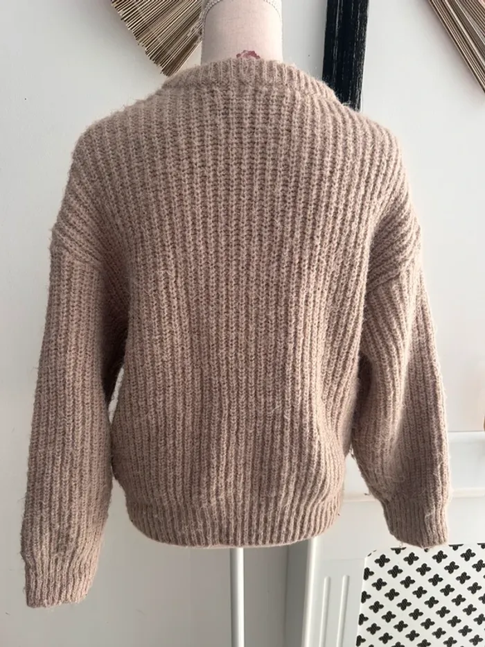 Pull Kiabi beige taille M - photo numéro 4