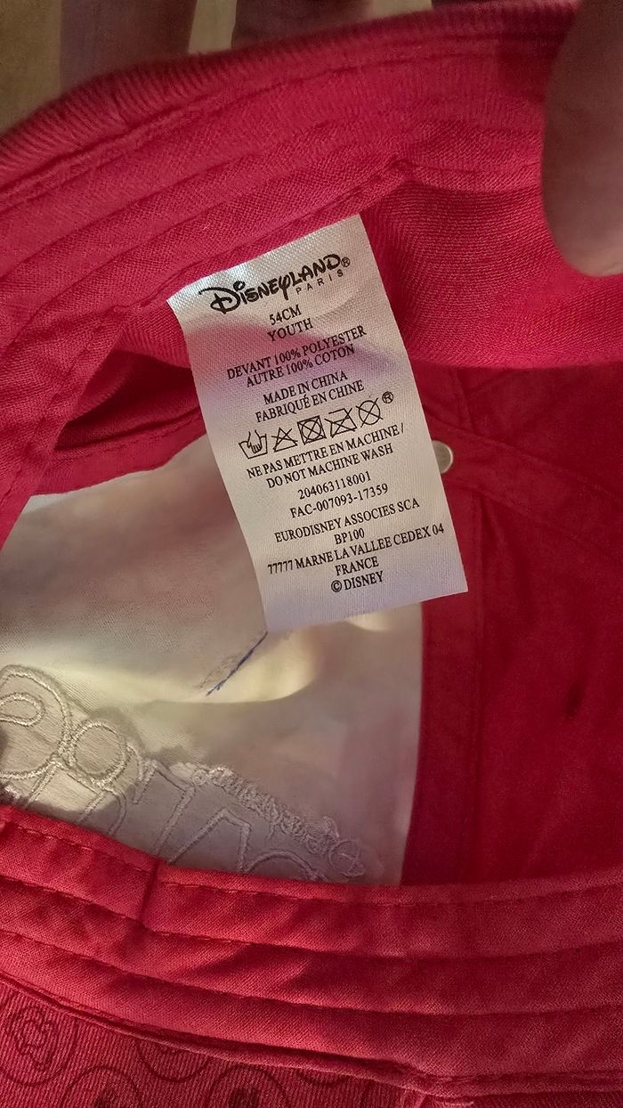 🩷🤩😍 casquette disneylandparis et lunettes de soleil Tapealoeil fille 😍🤩🩷 - photo numéro 4