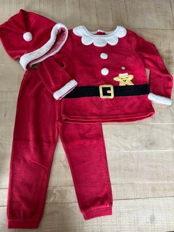 Pyjama Noël avec bonnet 