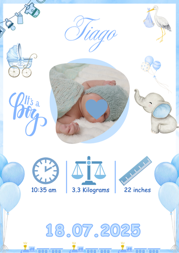affiche naissance
