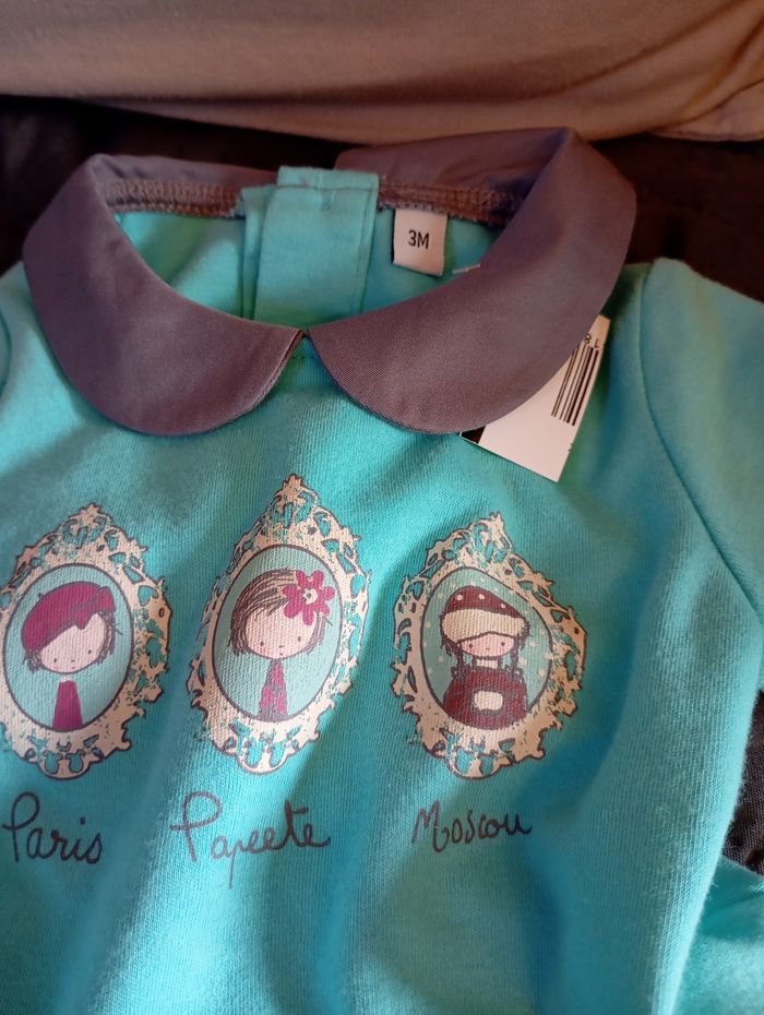 Ensemble 3 pieces 3 mois - photo numéro 2