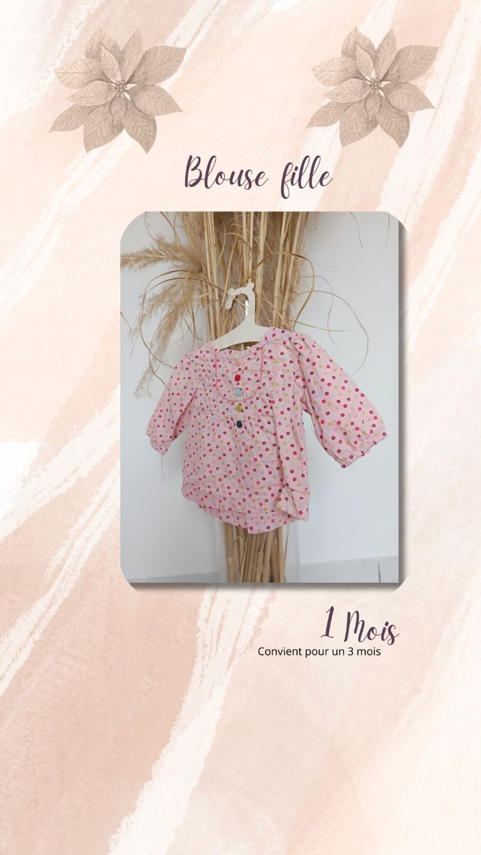 Blouse bébé fille