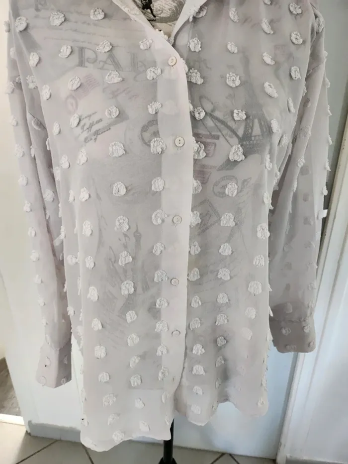 Superbe Chemise blanche habillée Zara de taille 36 - photo numéro 3