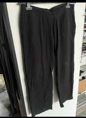 Pantalon fluide grossesse maternité noir 40 Esmara
