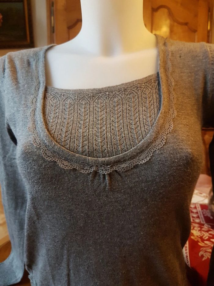 Pull gris 38 - photo numéro 2