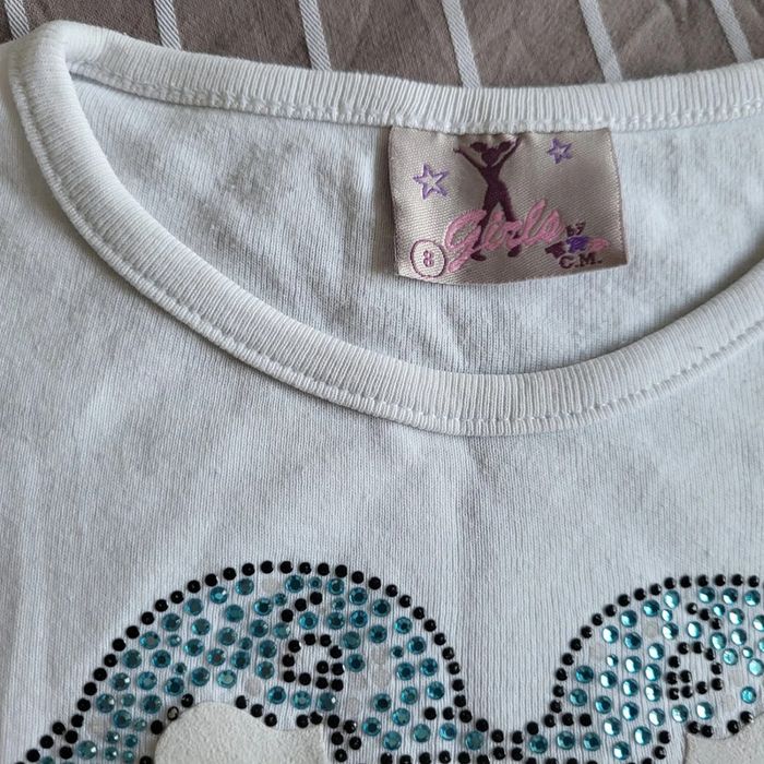 Lot 2 tee shirts 8 ans tons bleu ( les 2 de gauche sont vendus ) - photo numéro 4