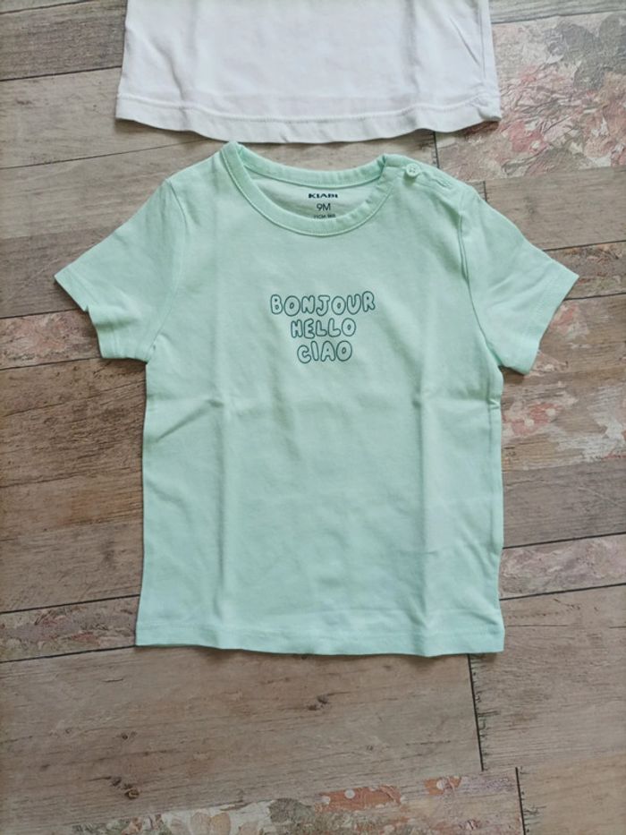 T shirt manches courtes 9mois - photo numéro 2