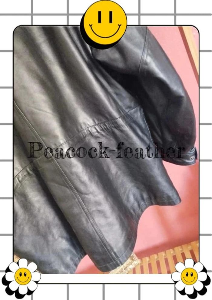 Veste cuir véritable homme noir 56 - photo numéro 12