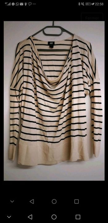 Pull h&m s marinière