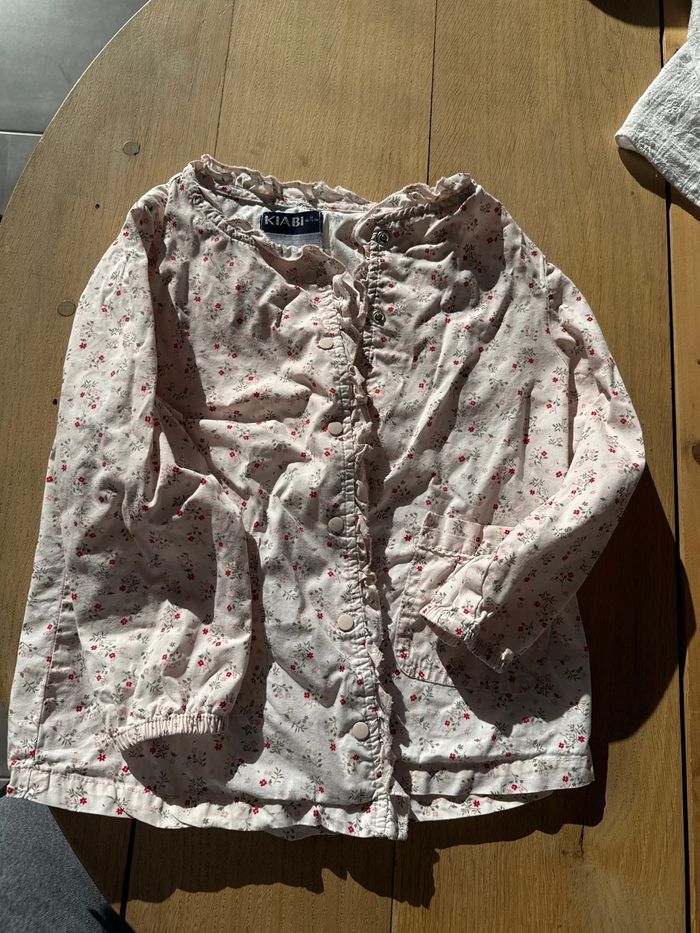 Tablier à fleurs 🌷 taille 5 ans