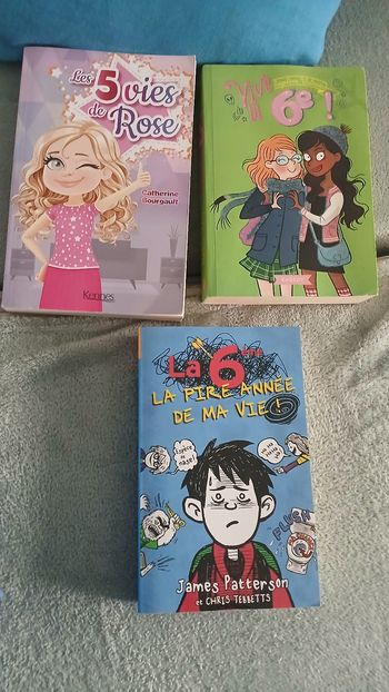 Lot de 3 livre ado