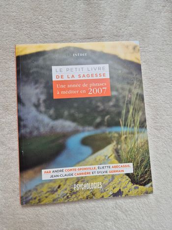 Livre phrase méditation sagesse