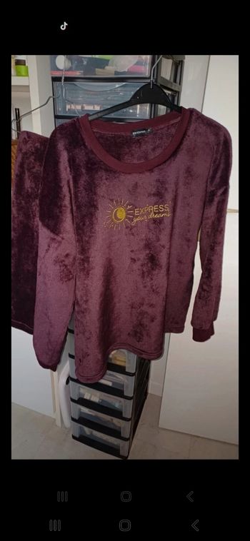Pyjama bordeaux