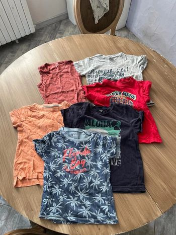 Lot shirt 5 ans
