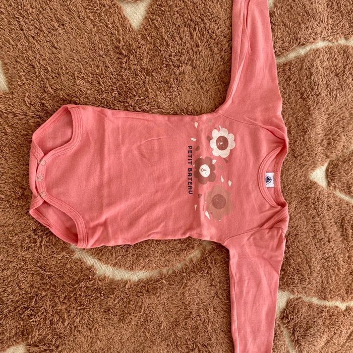 Bodies Petit bateau 12 mois fille - photo numéro 2
