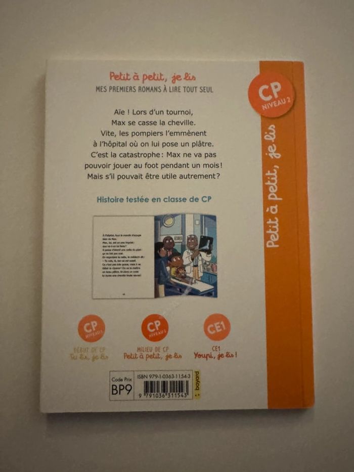 Livre Max fou de Foot la blessure - photo numéro 2