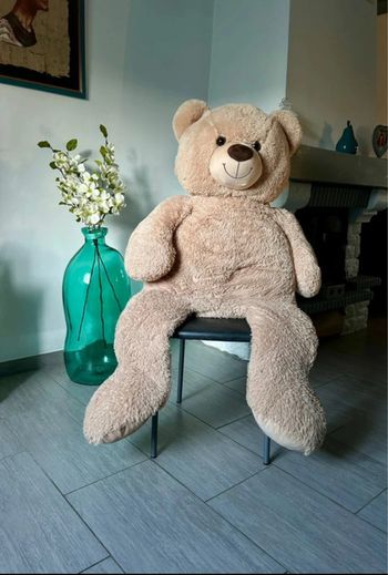 Peluche géante ours - en très bon état - 130 cm