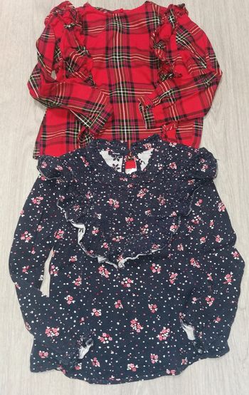 Lot 2 blouses fille 6 ans