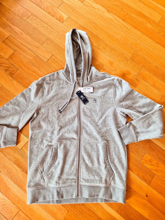Veste De Jogging "Original Penguin" Grise Taille L neuf sous blister. - photo numéro 3