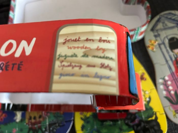 Boite de 3 puzzles en bois london Vilac - photo numéro 7