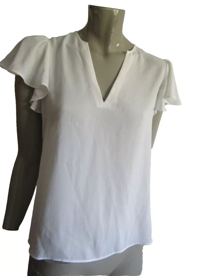 top tunique fluide marque mango taille indiquée S = 36/38