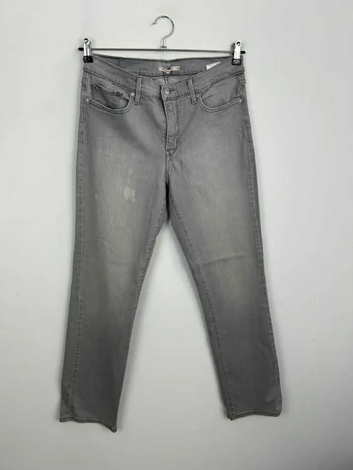 Jean Levi's Femme Gris W32 L32 | 314 Shaping Straight | Taille FR42 | Très Bon État BP59 - photo numéro 2