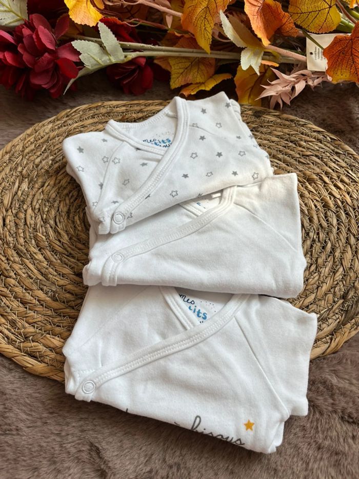 🌹Lot de trois body manche longue