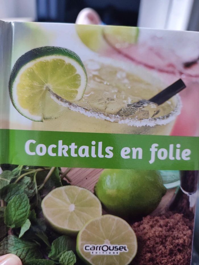 Mini livre cocktail en folie