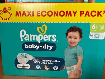 Pampers baby dry taille 6 