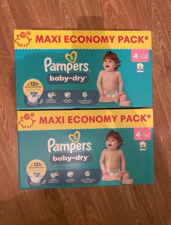 [-30% code HAMAC30] 216 couches Pampers baby dry taille 4