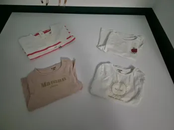 Lot 4 t-shirts manches longues - 18 mois - Kiabi & Orchestra