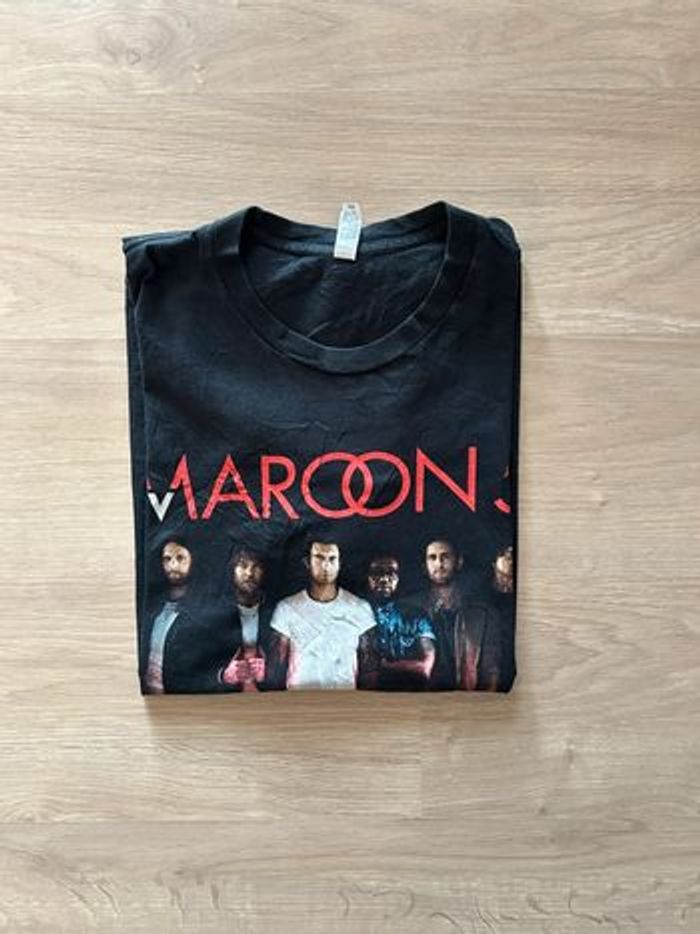 T-shirt Collector Maroon 5 World Tour 2015 – Taille L – Made in USA - Très bon état - photo numéro 2