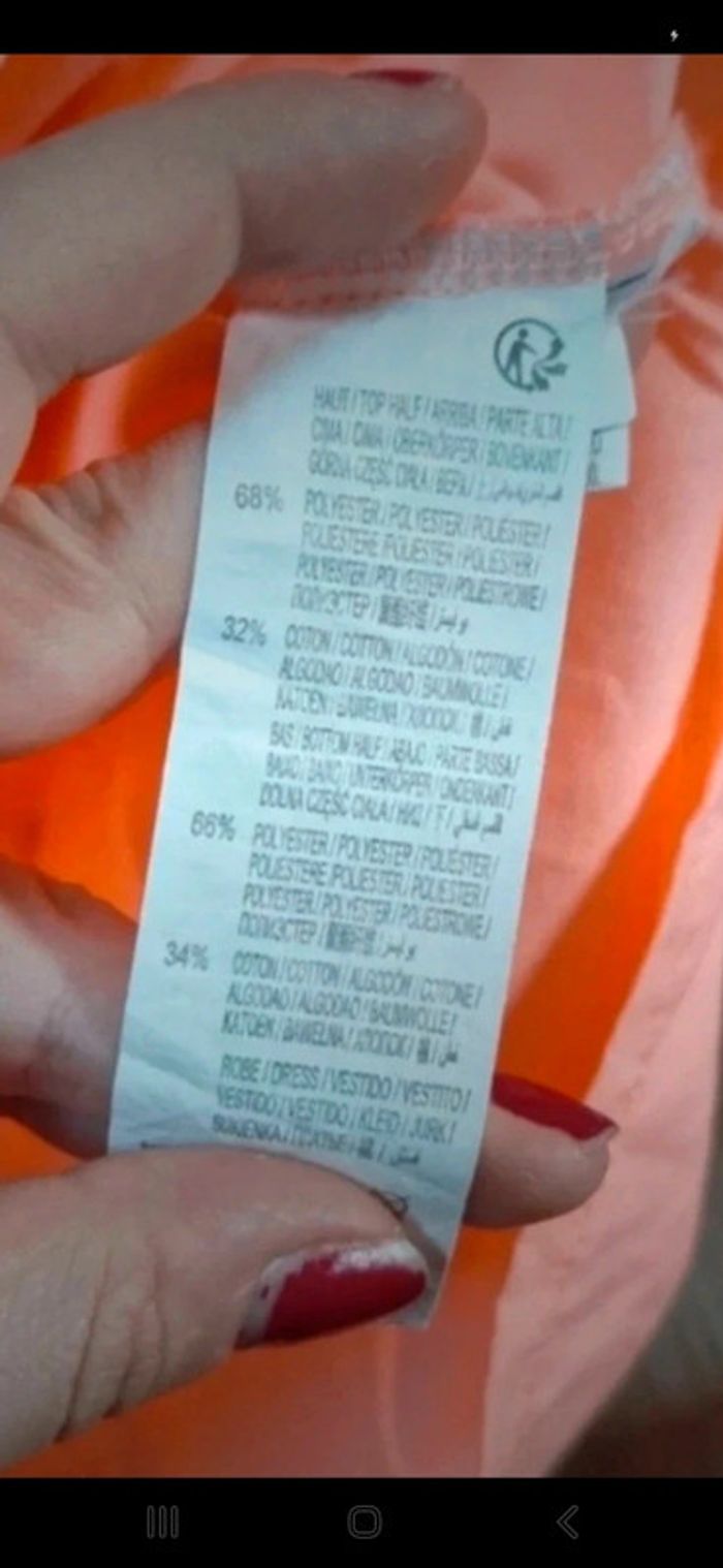 Robe à bretelles Kiabi 6mois 67cm 👻 - photo numéro 4