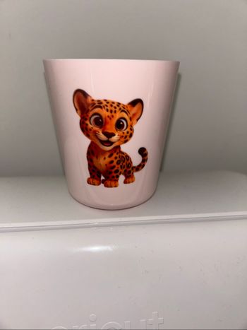 Gobelet rose enfant