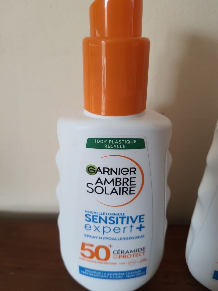 Lot de 2 sprays protection solaire enfant 50+ Garnier - photo numéro 2