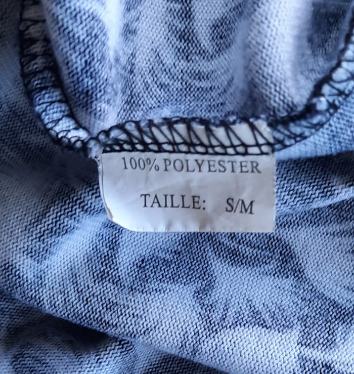 Tunique bleue et blanche, taille 38/M - photo numéro 5