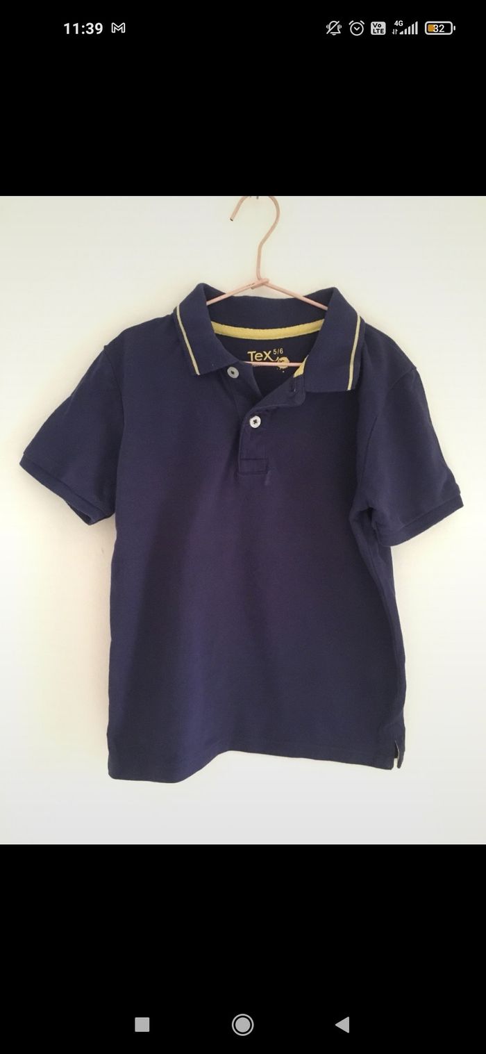Polo tex 5-6 ans