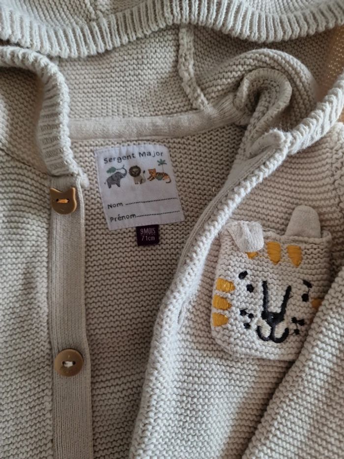 Gilet et haut thème lion savane sergent major - photo numéro 3