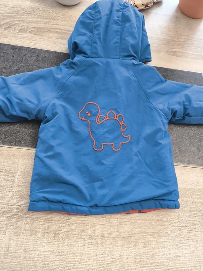 Manteau réversible à capuche garçon 18 mois sergent major - photo numéro 7