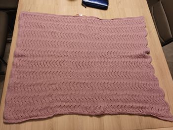 Couverture bébé rose