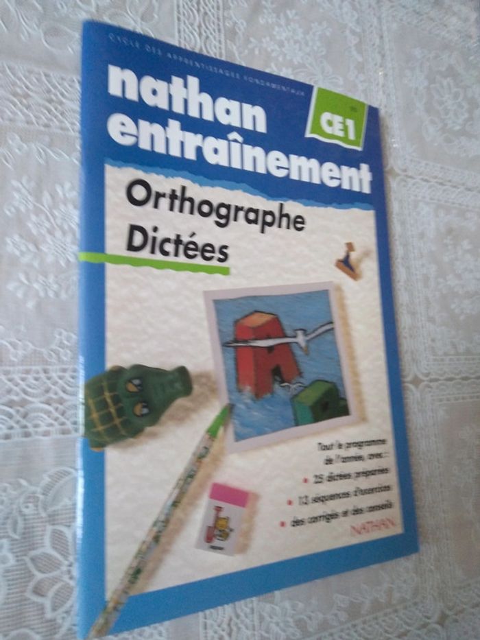 Fichier Nathan entraînement - Orthographe Dictées - photo numéro 2