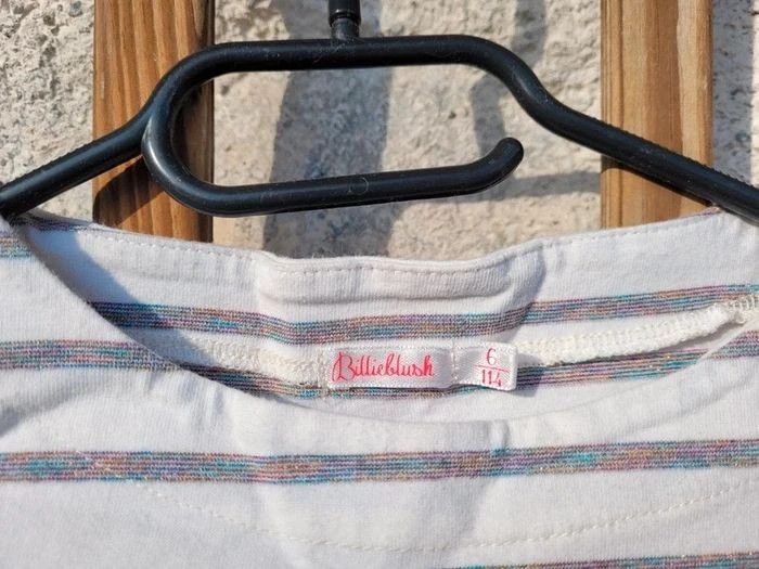 Ensemble billieblush velours bleu nuit 🕰 pantalon jogging et haut manches longues 6 ans - photo numéro 11