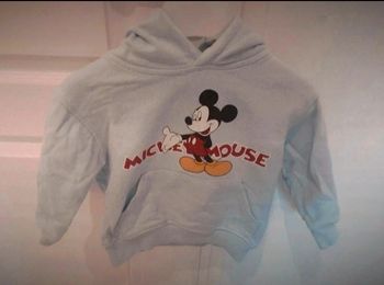 Sweat à capuche garçon disney mickey 18 mois