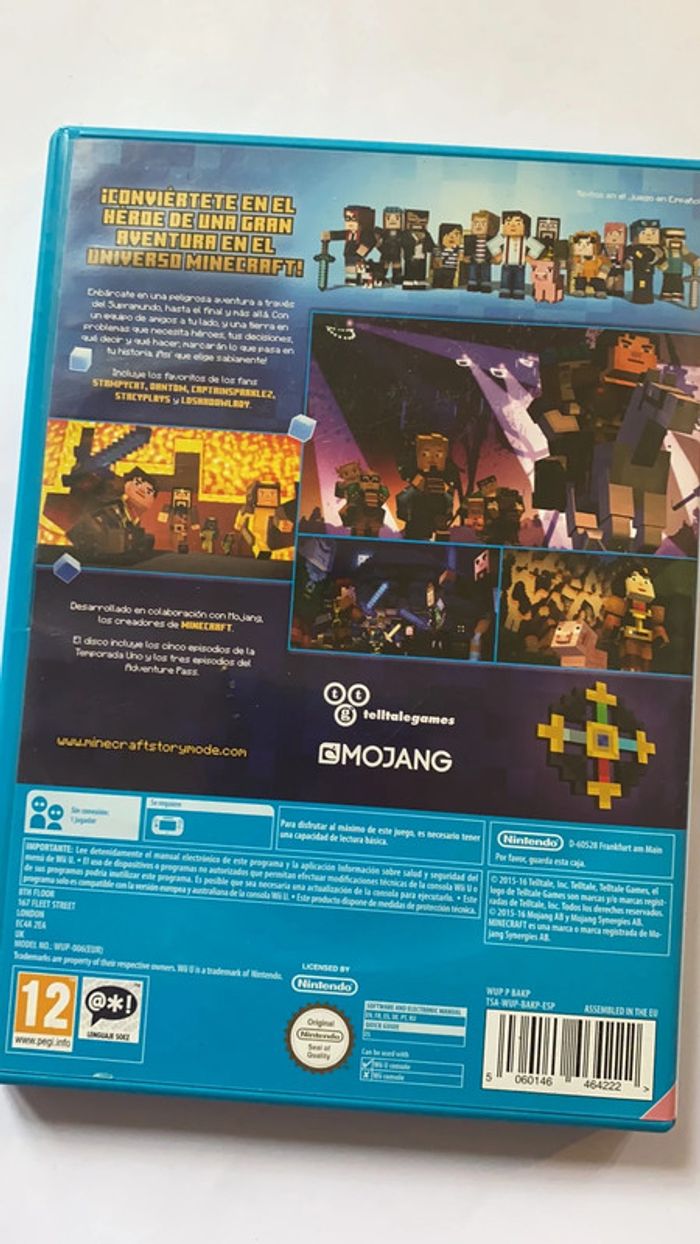 Minecraft story mode la aventura compléta wii u - photo numéro 2