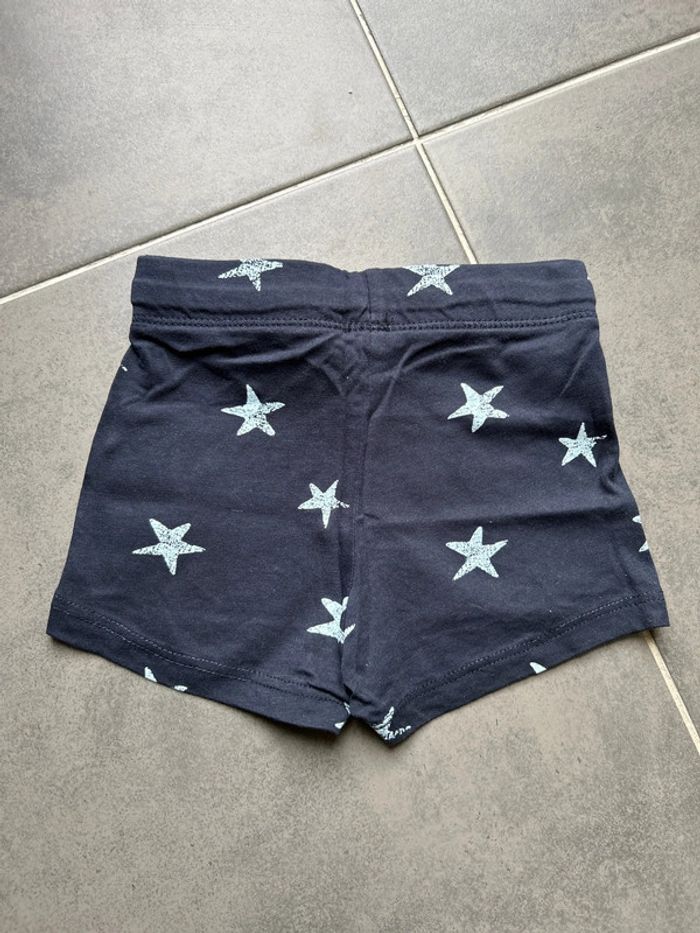 Ensemble lot t-shirt manches courtes lapin et short motif étoiles léger neuf Kiabi bébé garçon - photo numéro 5