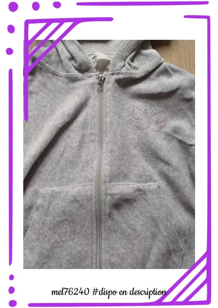 Sweat gilet zippé - photo numéro 3