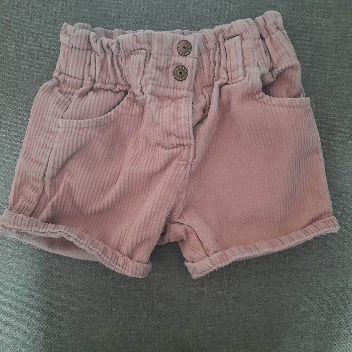 Short velours fille