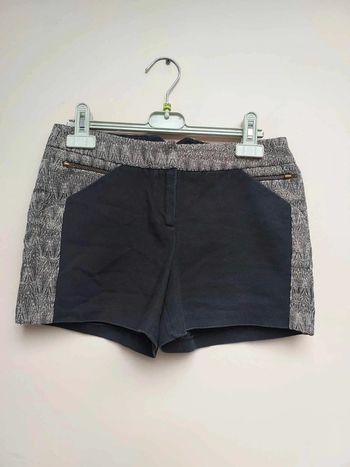 Joli short bicolore et bi matière Naf Naf Taille 34