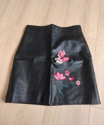 Mini Jupe smili cuir taille 34